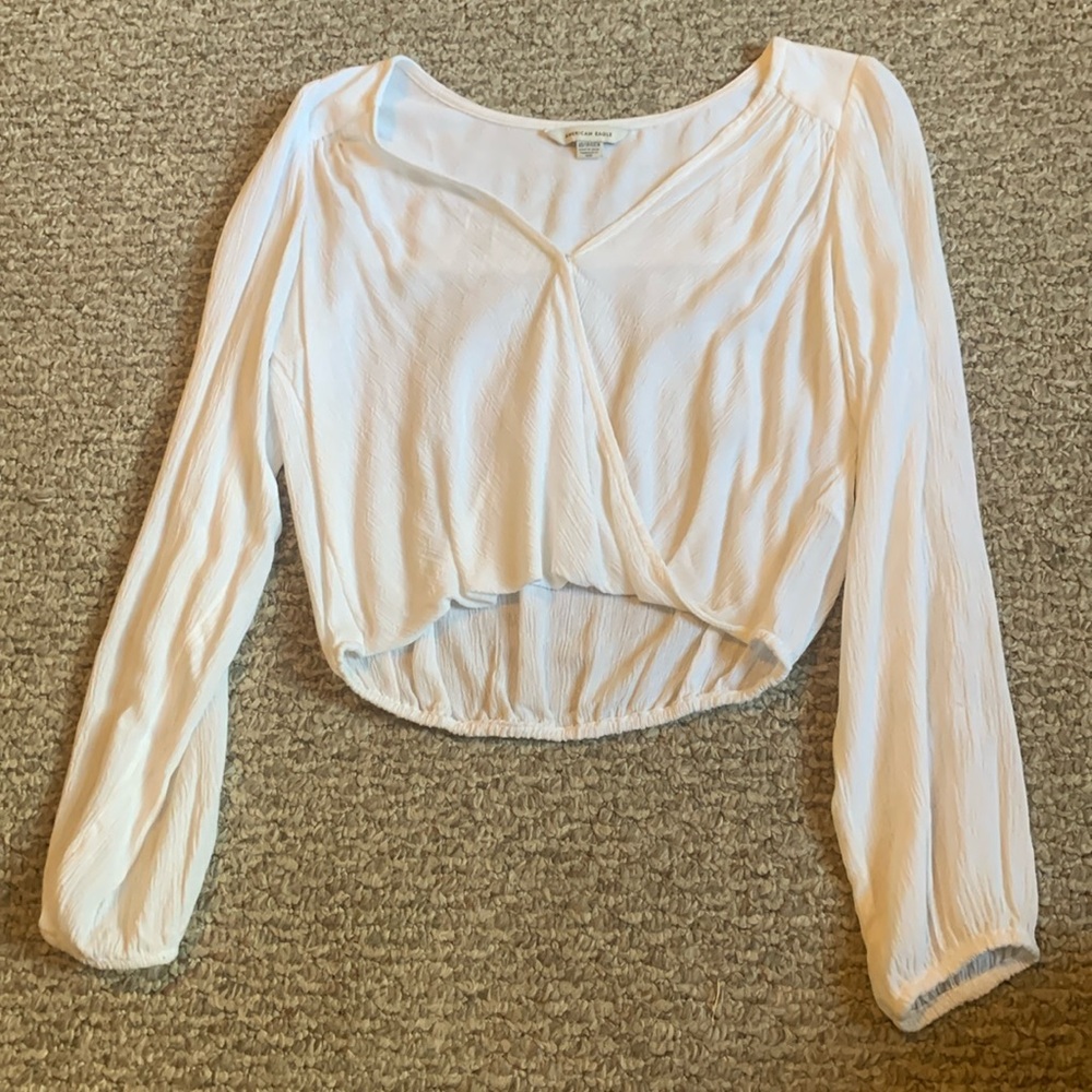 White American Eagle blouse